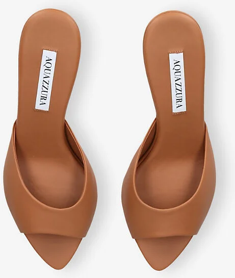 Womens Brown Bisous 65 Leather Mules Eur 41 / 8 Uk Women - Image 2