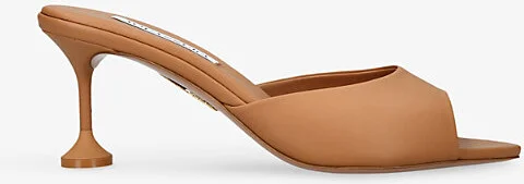 Womens Brown Bisous 65 Leather Mules Eur 41 / 8 Uk Women