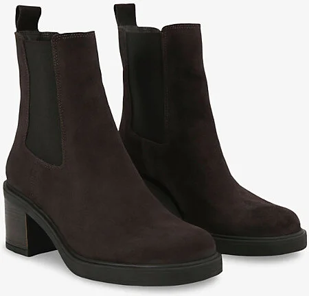 Womens Brown Chiara Block-Heel Suede Ankle Boots Eur 36 / 3 Uk Women - Image 2