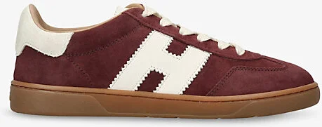 Womens Brown Cool Suede Low-Top Trainers Eur 41 / 8 Uk Women