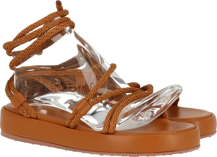 Womens Brown Flat