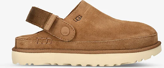 Womens Brown Goldenstar Suede Clogs Eur 41 / 8 Uk Women