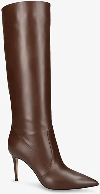 Womens Brown Hansen Vitello Glove 45 Leather High-Leg Boots Eur 36 / 3 Uk Women - Image 2