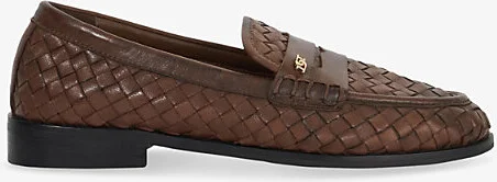 Womens Brown Leather Ginello Leather Loafers Eur 39 / 6 Uk Women