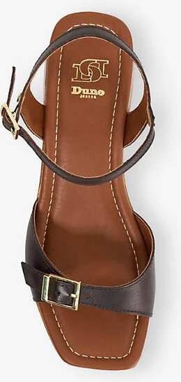 Womens Brown Leather Jeane Leather Heeled Sandals Eur 41 / 8 Uk Women - Image 2