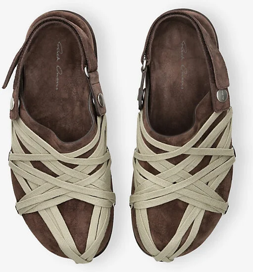 Womens Brown Megalace Granola Suede Mules Eur 36 / 3 Uk Women - Image 2