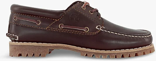 Womens Brown Noreen Three-Eye Leather Boat Shoes Eur 39 / 6 Uk Women