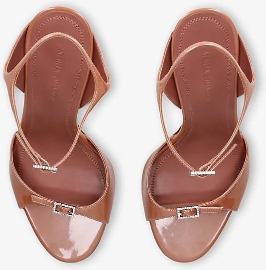 Womens Brown/Oth Adut 105 Leather Heeled Sandals Eur 41 / 8 Uk Women - Image 2