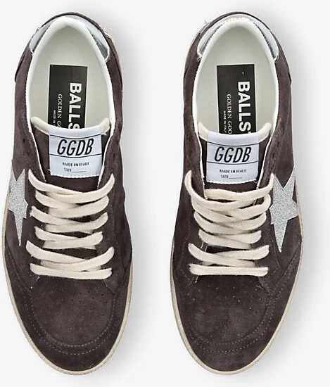 Womens Brown/Oth Ballstar 60574 Suede Low-Top Trainers Eur 40 / 7 Uk Women - Image 2