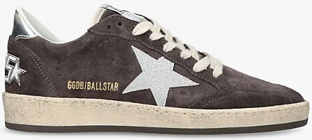 Womens Brown/Oth Ballstar 60574 Suede Low-Top Trainers Eur 40 / 7 Uk Women