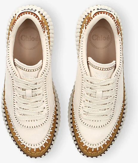 Womens Brown/Oth Nama Runner Low-Top Mesh and Woven Trainers Eur 38/5 Uk Women - Image 2