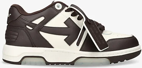 Womens Brown/Oth Out Of Office Leather Low-Top Trainers Eur 38/5 Uk Women