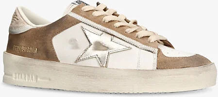 Womens Brown/Oth Stardan Leather Low-Top Trainers Eur 37 / 4 Uk Women - Image 2