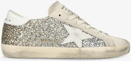 Womens Brown/Oth Super Star 55636 Leather Low-Top Trainers Eur 41 / 8 Uk Women