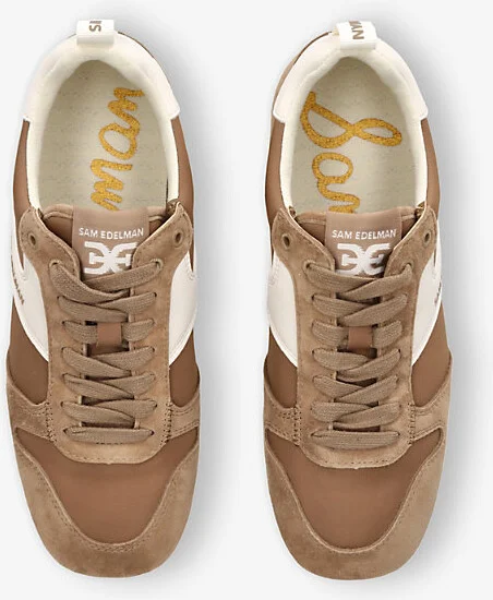 Womens Brown/Oth Zaria Leather Low-Top Trainers Eur 41 / 8 Uk Women - Image 2