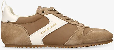 Womens Brown/Oth Zaria Leather Low-Top Trainers Eur 41 / 8 Uk Women