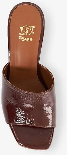 Womens Brown Patent Jules Patent-Leather Heeled Sandals Eur 39 / 6 Uk Women - Image 2