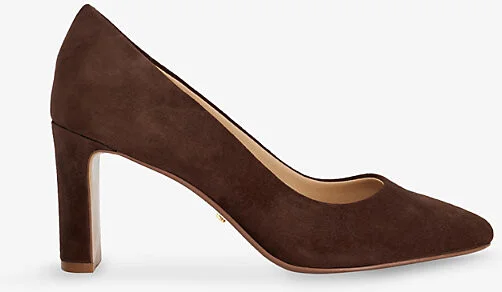 Womens Brown Suede Arriving Suede Heeled Courts Eur 40 / 7 Uk Women