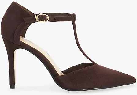 Womens Brown Suede Castered Suede Courts Eur 38/5 Uk Women