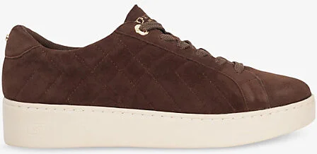 Womens Brown Suede Egent Suede Low-Top Trainers Eur 36 / 3 Uk Women