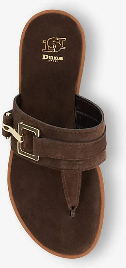 Womens Brown Suede Lotica Suede Sandals Eur 40 / 7 Uk Women - Image 2