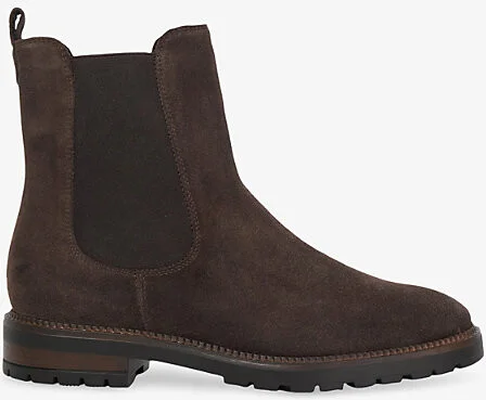 Womens Brown Suede Poema Suede Chelsea Boots Eur 40 / 7 Uk Women