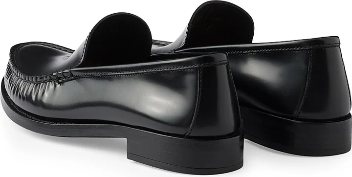 Women's Brushed Leather Loafers - Brown - Size 7 - Image 6