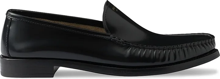 Women's Brushed Leather Loafers - Brown - Size 7 - Image 9