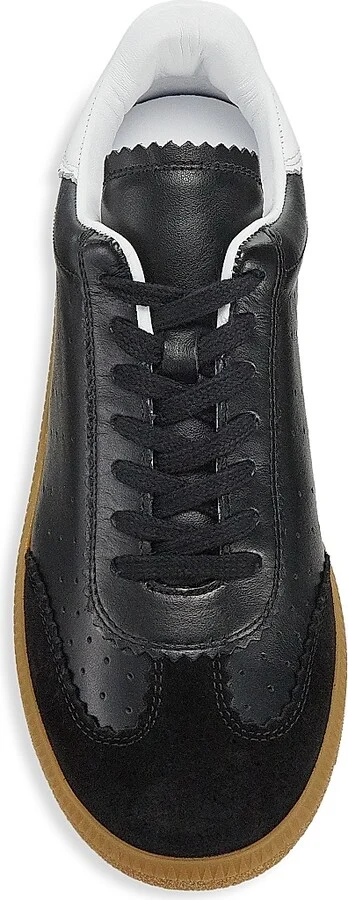 Women's Bryce Basic Leather Sneakers - Black - Size 5 - Image 5