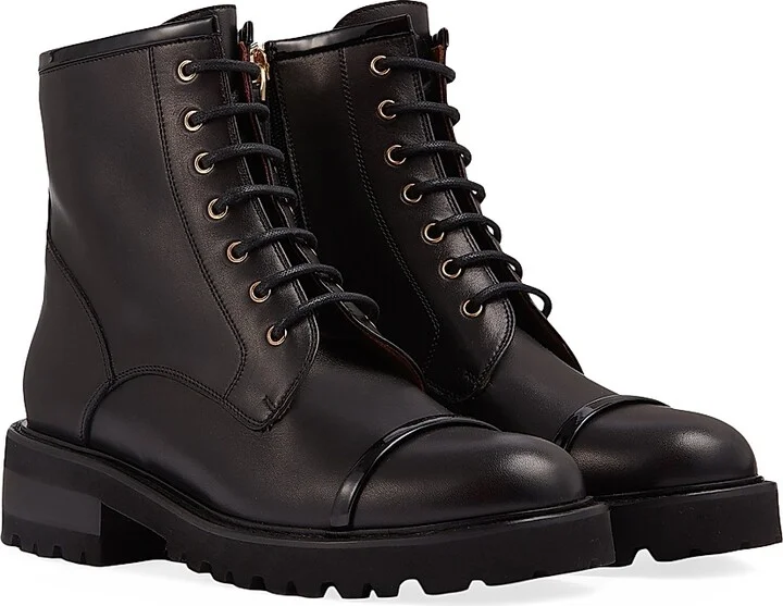 Women's Bryce Leather Boots - Black - Size 5.5 - Image 3