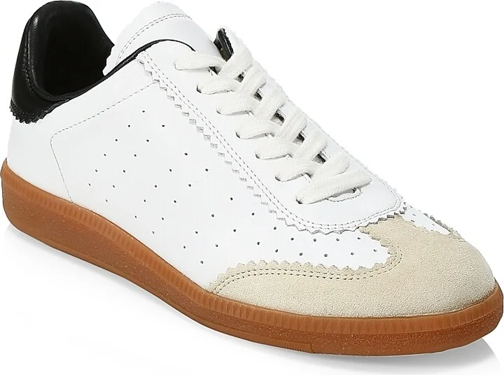 Women's Bryce Leather Sneakers - White - Size 5 - Image 2