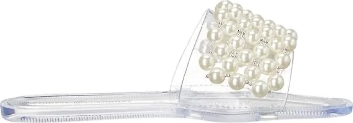 Women's Bryer Slide Sandal In Clear