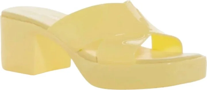 Women's Bubblegum Platform Sandal In Yellow