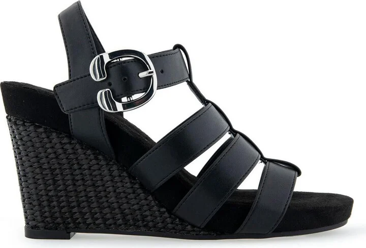 Womens Buckle Man Made Platform Sandals