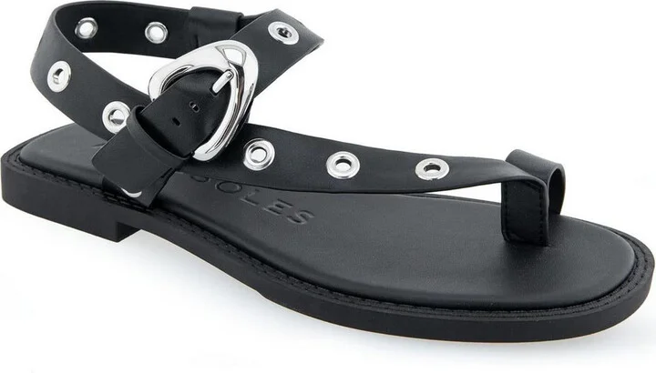 Womens Buckle Manmade Ankle Strap