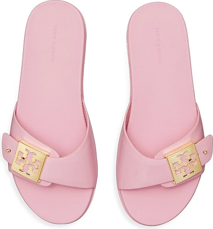Women's Buckle Slides - Rosa Candy - Size 10 Sandals - Image 3