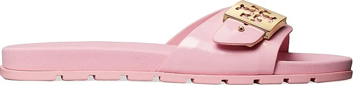 Women's Buckle Slides - Rosa Candy - Size 10 Sandals