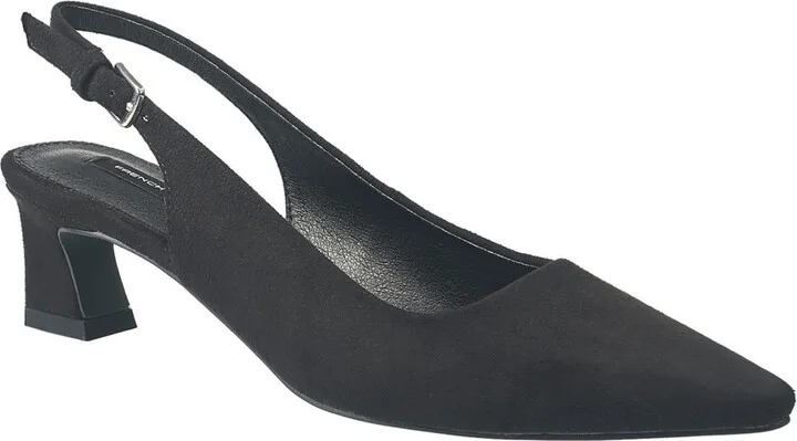 Womens Buckle Slingback Heels