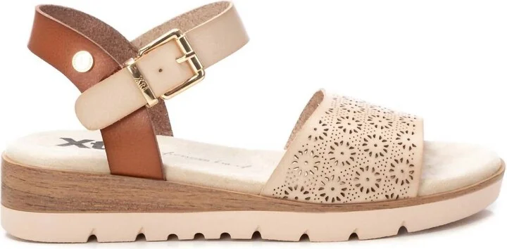 Women's Buckled Wedge Sandals In Ice