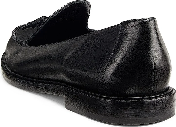 Women's Bucky Tassel Leather Loafers - Medium Brown - Size 6 - Image 8