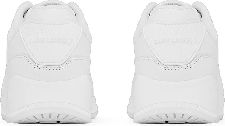 Women's Bump Sneakers in Smooth Leather - White - Size 5 - Image 3