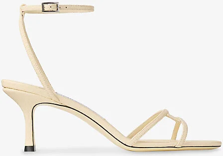 Womens Buttermilk Leo 65 Leather Heeled Sandals Eur 41 / 8 Uk Women