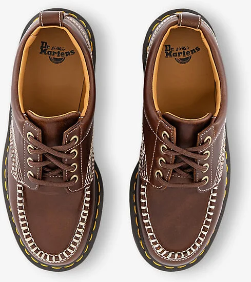Womens Butterscotch Orleans Lowell Moc Toe Leather Shoes Eur 38/5 Uk Women - Image 2