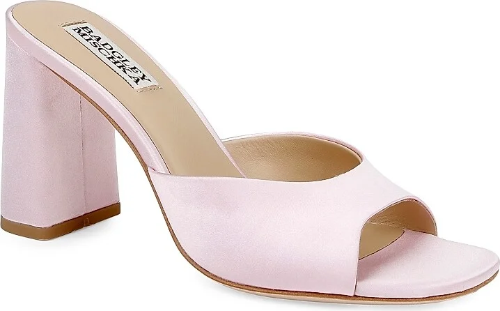 Women's Cadence 85MM Satin Slip-On Sandals - Blossom - Size 5 - Image 2