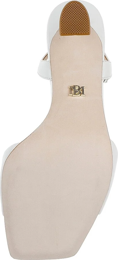 Women's Cady 85MM Leather Sandals - White Leather - Size 6 - Image 6