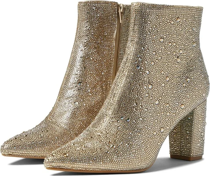 Women's Cady Heeled Boots In Light Gold