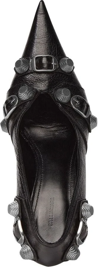 Women's Cagole 90Mm Cracked Heel Pumps - Image 4
