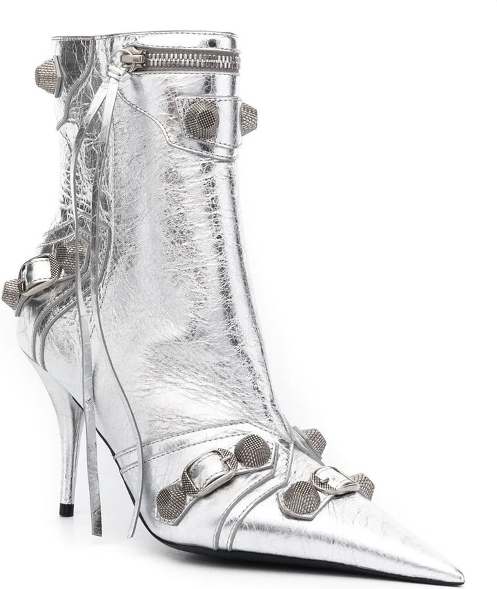 Women's Cagole Leather Ankle Boots - Image 2