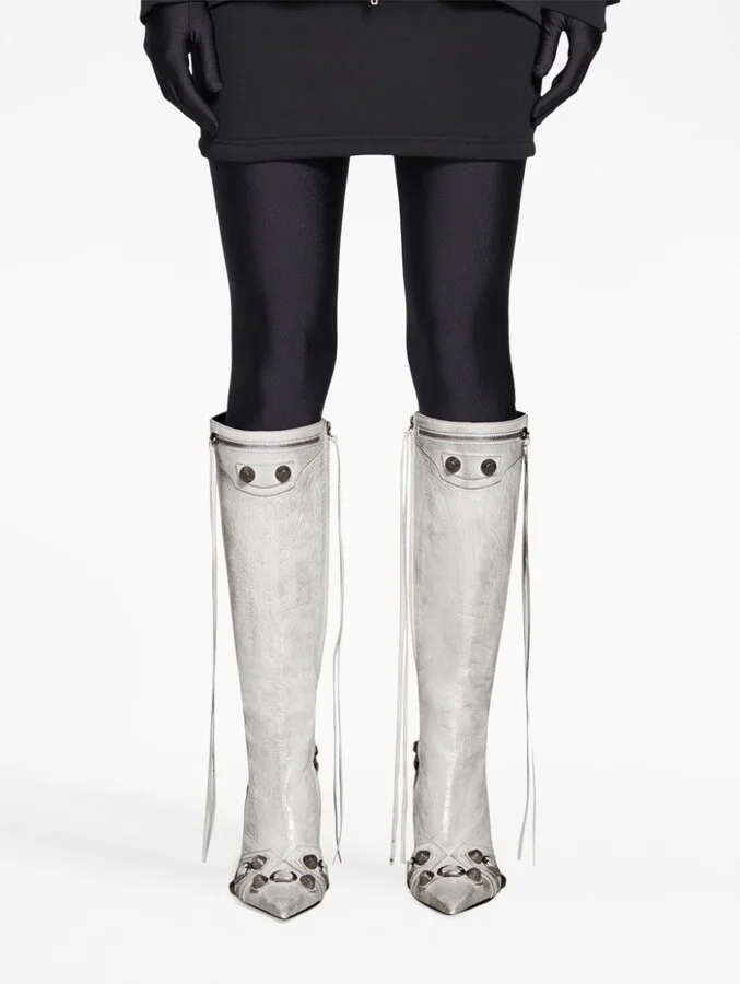 Women's Cagole Leather Boots - Image 2