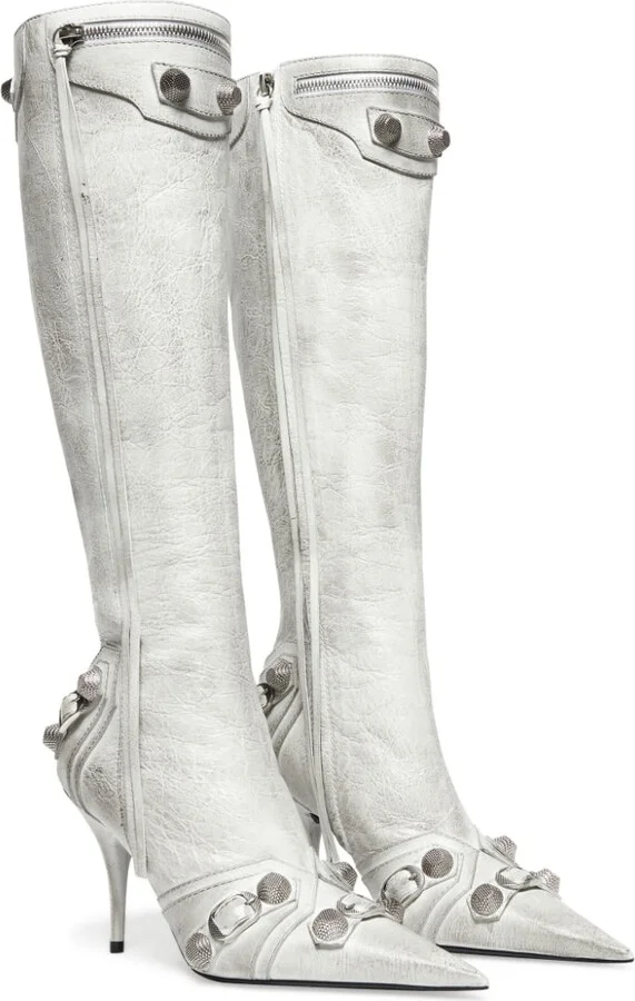 Women's Cagole Leather Boots - Image 7